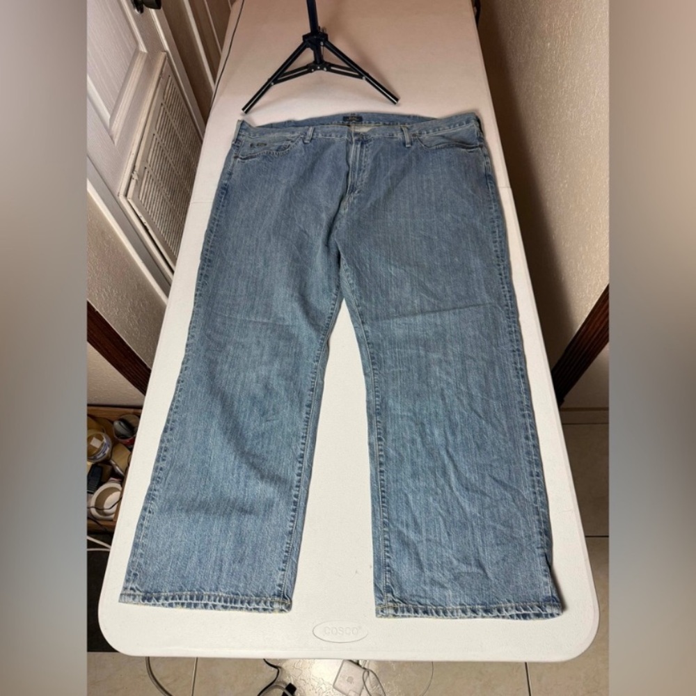 Polo Ralph Lauren Men Hampton Relaxed Straight Jeans 48X30 Blue Pocket Denim
NEW